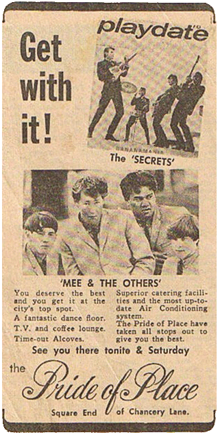 Newspaper advertisement for The Pride of Place