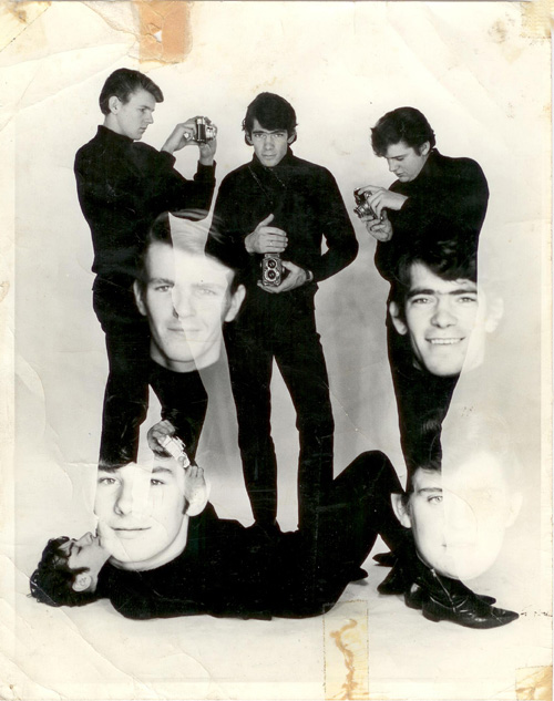 Promotional shot of The Dynamics Paul, Derek, Gary and Wayne