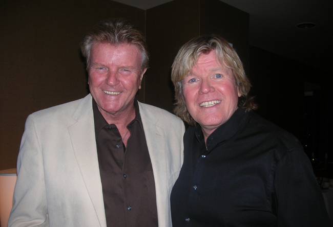 Paul with Peter Noone (Herman's Hermits) at the South Point Casino